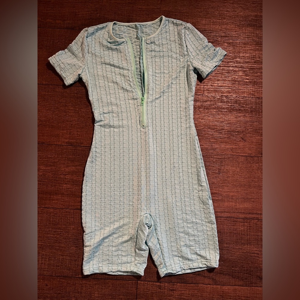 Honeycomb Textured Romper